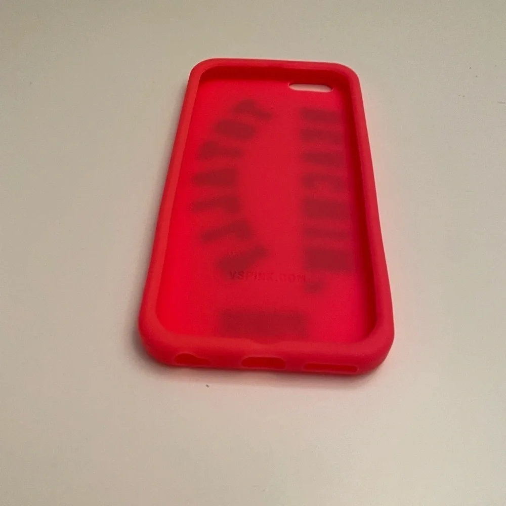 Hot pink rubber iPhone 6 phone case
